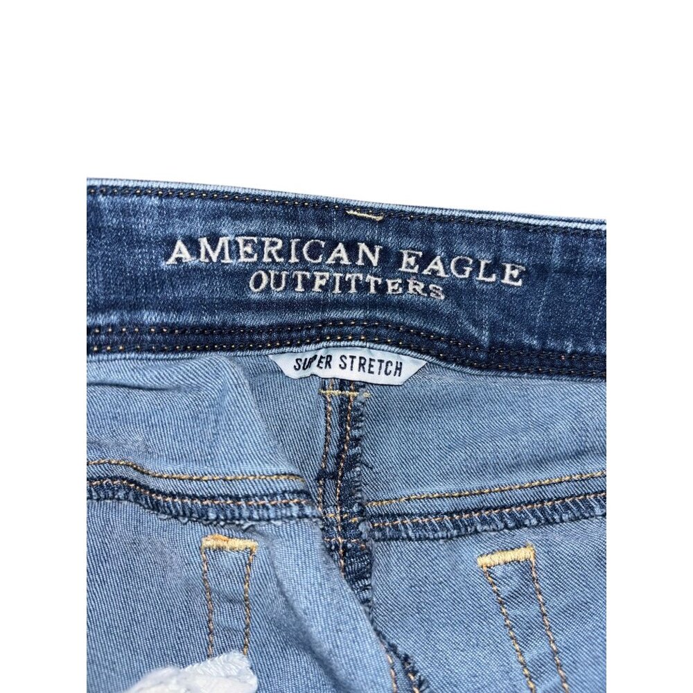 American Eagle Outfitters 6 Reg High Rise Kick Boot Denim Jeans - Picture 4 of 6
